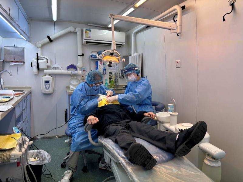 到校中學生護齒活動（石籬天主教中學）