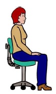 Have a proper sitting posture